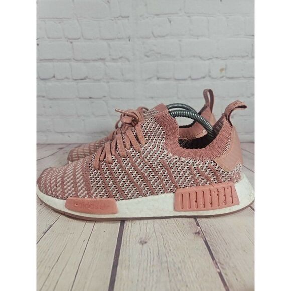 Adidas Boost NMD R1 STLT Primeknit Athletic Running Shoes Women's Size 10 - Picture 1 of 9